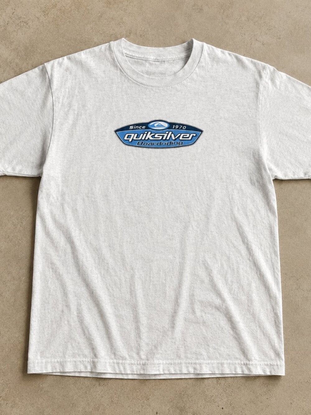 Quiksilver 90s Retro Skate Surf White Unisex Graphic T-Shirt